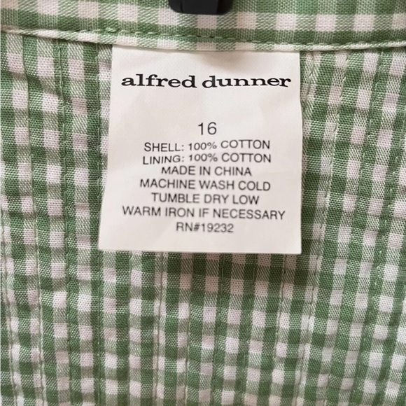 Alfred Dunner Women’s Jacket Blazer 16 Reversible Open Quilted Floral Checked - Picture 5 of 7